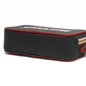 Tui Coach Kia Camera Pebbled Leather 'Black Red' CE735-B4M2