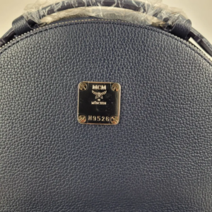 Balo MCM Small Backpack 'Blue Camo' MMKCAVE07B1001