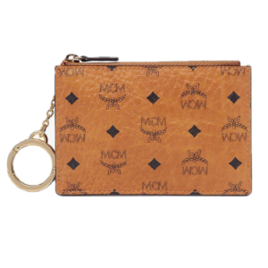 Vi MCM Key Pouch in Visetos 'Brown' MXKAAVI01CO001