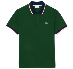 Ao Lacoste Regular Fit Contrast Collar 'Green' PH3461-132