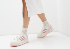 Giay Adidas Forum Bold Stripes Shoes 'Clear Pink' ID0404