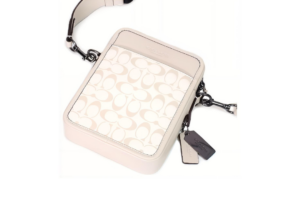 Tui Coach Sullivan Crossbody In Signature Leather 'Chalk' CJ670-QBVRL