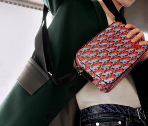 Tui Montblanc Crossbody In Signature x Maison Kitsune ' Mutil Color' 129015