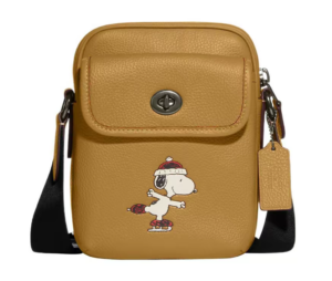 Tui Coach Peanuts Shoulder Bag x Snoopy 'Brown' CE613-QBRQD