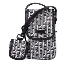 Tui Kenzo Letter Logo Cellphone Pouch 'Black White' 2PM708B0196