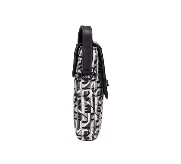 Tui Kenzo Letter Logo Cellphone Pouch 'Black White' 2PM708B0196