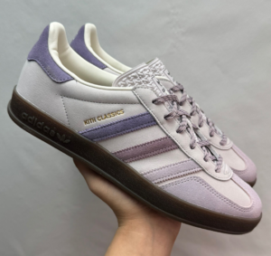 Giay Adidas Classics Gazelle x Kith 'Ash Purple' KC-AOGISP-PLG