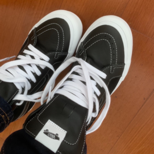 Giay Vans Sk8-Hi x Mastermind 'Punk Culture' VN0A4BVHBLK