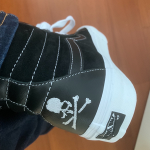 Giay Vans Sk8-Hi x Mastermind 'Punk Culture' VN0A4BVHBLK