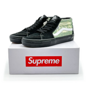 Giay Vans Skate Grosso Mid x Supreme 'Dollar Bill' VN0A5FCGBMA