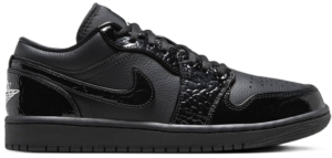 Giay Nike Air Jordan 1 Low 'Black Patent' HJ7743-010