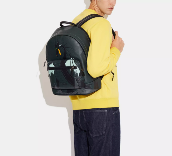 Balo Coach West Backpack x Disney 'Maleficent Dragon Motif' CC043-QBUP1
