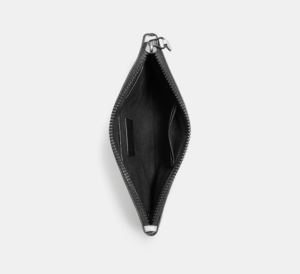 Tui Coach Large Pouch In Signature Canvas With Coach Patch 1314-QBR14