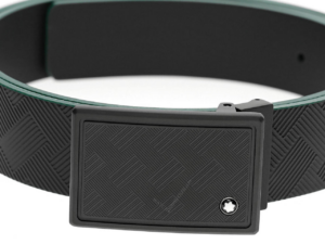 That Lung Montblanc Rectangular Buckle 'Green Black' 129993