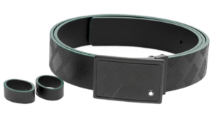 That Lung Montblanc Rectangular Buckle 'Green Black' 129993