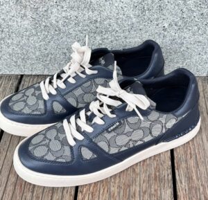 Giay Coach Clip Court Sneaker In Signature Jacquard 'Midnight Navy' CI079-BHP