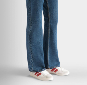 Giay Bally Tennis Sneaker 'White Red' 6308133