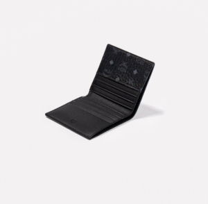 Vi MCM Bifold Card Wallet 'Black' MXABSVI01BK001