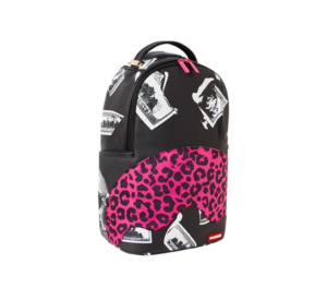 Balo Sprayground Shark Mouth 'Black Pink Leopard' W0845730