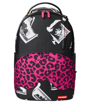 Balo Sprayground Shark Mouth 'Black Pink Leopard' W0845730