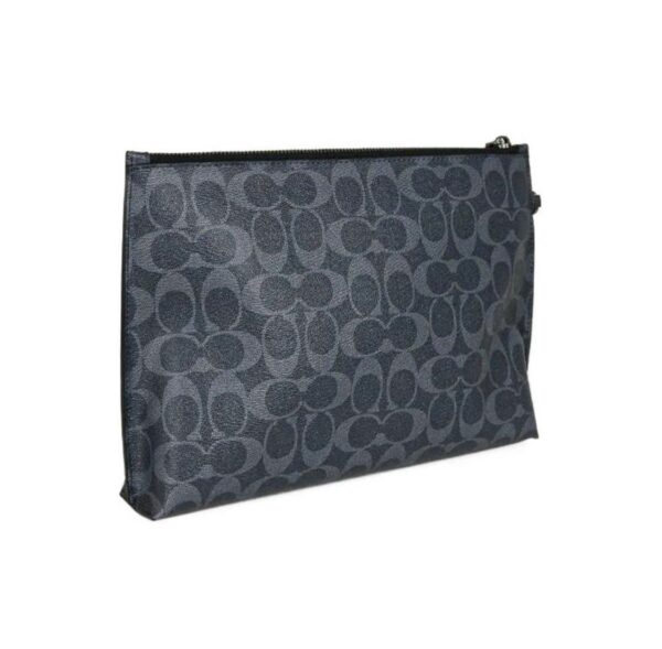 Tui Coach Carryall Pouch In Signature Canvas 'Denim' F29508-QBDEN