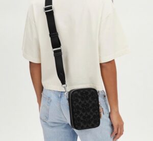 Tui Coach Stanton Crossbody In Signature 'Denim' CO946-SVBK