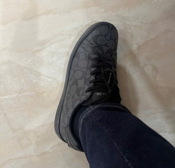 Giay Coach Clip Low Top Sneaker 'Charcoal' G4949-CQBK