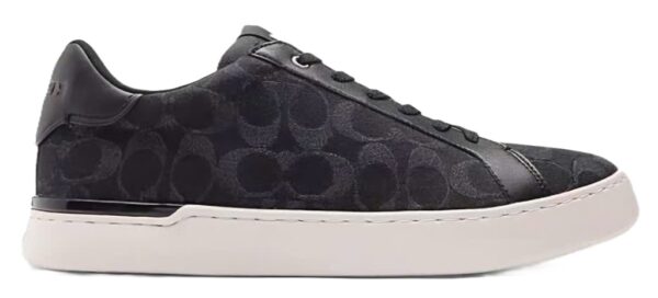 Giay Coach Clip Low Top Sneaker In Signature Denim 'Black Denim' CP766-DRJ