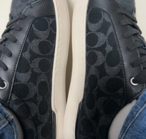 Giay Coach Clip Low Top Sneaker In Signature Denim 'Black Denim' CP766-DRJ