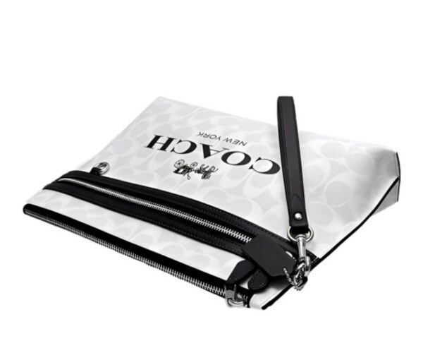 Tui Coach Carry All In Signature Canvas 'Silver Chalk' CP198-SVWGZ