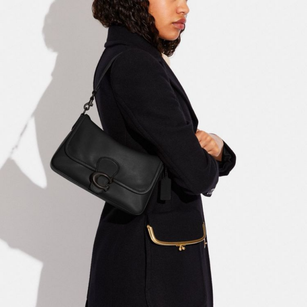 Tui Coach Soft Tabby Shoulder Bag 'Black' C4823-V5BLK