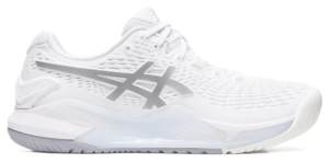 Giay Asics Gel Resolution 9 Wide 'White Pure Silver' 1042A226-100