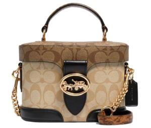 Tui Coach Georgie Gem Blocked Signature Canvas 'Beige' 5504-IMRKY