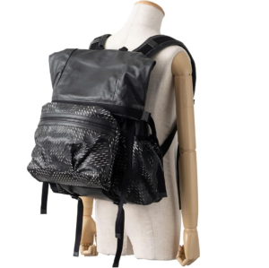 Balo Bottega Veneta Leather 'Black' 580351-VBOY1-1000