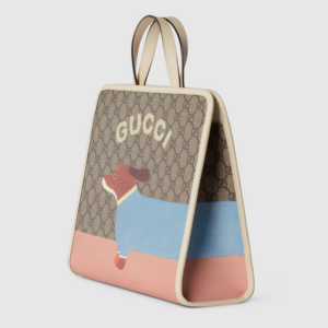 Tui Gucci Dog Print Tote 'Beige Dark Brown' 605614-FADK6-9775