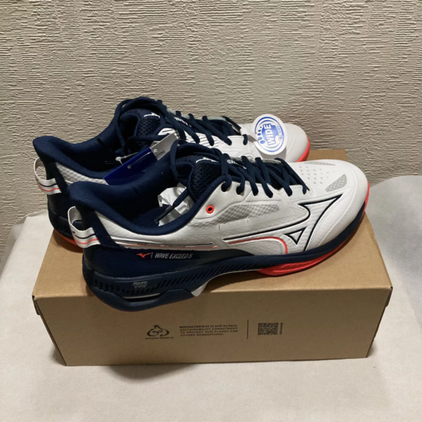 Giay Mizuno Wave Exceed Tour 5 'White Coral' 61GA2315-P