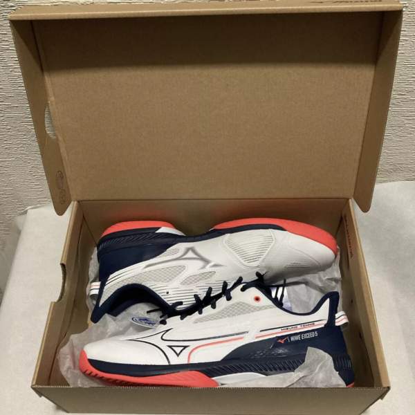 Giay Mizuno Wave Exceed Tour 5 'White Coral' 61GA2315-P