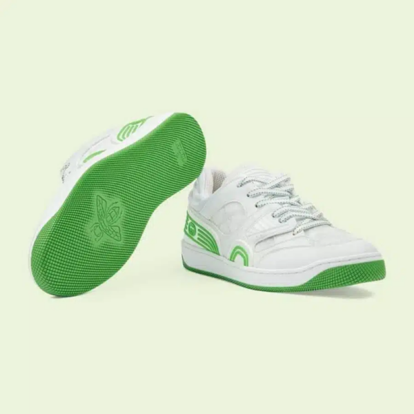 Giay Gucci Basket 'White Green' 700290-2SHG0-9089
