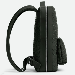 Balo Bottega Veneta Intrecciato 'Dark Green' 710062V2E433009