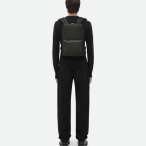 Balo Bottega Veneta Intrecciato 'Dark Green' 710062V2E433009