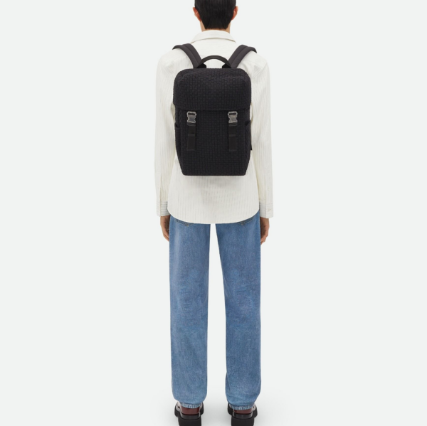 Balo Bottega Veneta Voyager Backpack 'Black' 755864V0VG48803