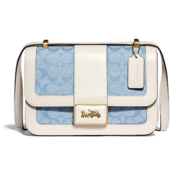 Tui Coach Handbag 'Blue' C4691-B4SUX