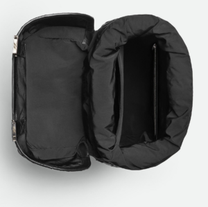 Balo Bottega Veneta Intrecciato Flap 'Black' 766580V2HL28803