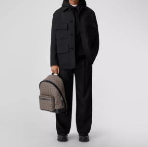 Balo Burberry Monogram Print 'Black Orange' 80590641