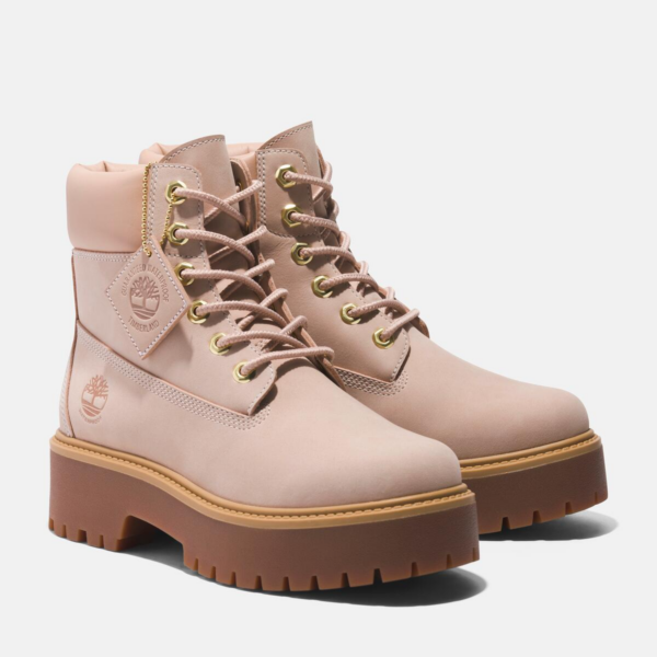 Giay Timberland Stone Street 6 Inch Platform 'Rugby Tan' A6AWCDR1