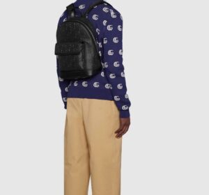 Balo Gucci GG Embossed Pattern 'Black' 658579-1W3BN-1000