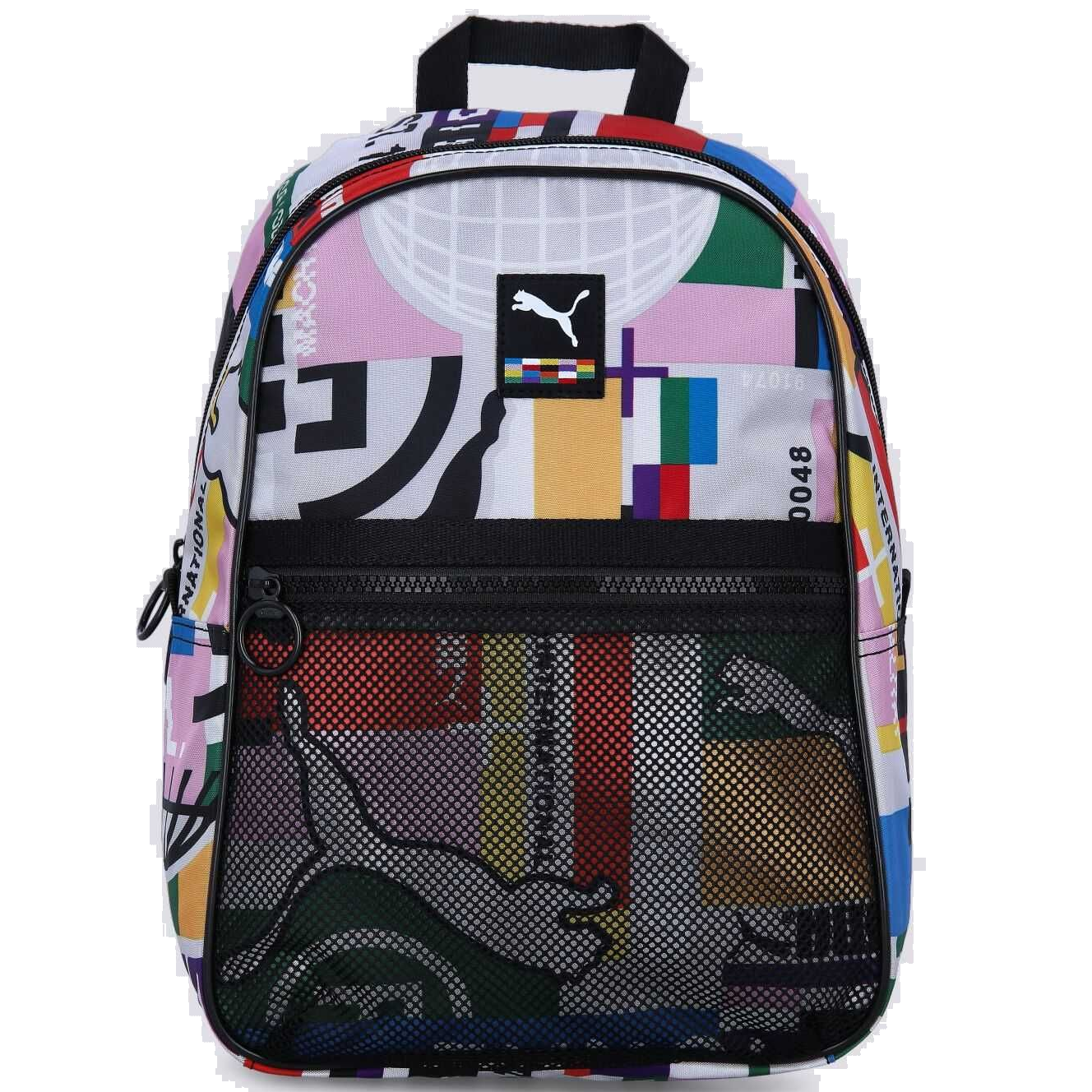 Balo Puma Intl Street 'Black Multi' 077952-02