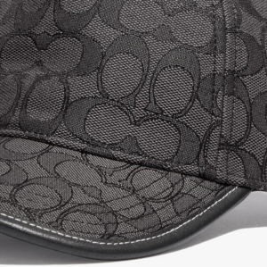 Mu Coach Signature Jacquard Baseball Cap 'Black' C5816-OY2