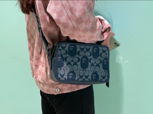 Tui Coach Box Crossbody x Bape 'Chambray' C5827-V5CMB