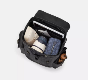 Balo Coach Hudson Backpack In 'Black' CB839-QBMI5